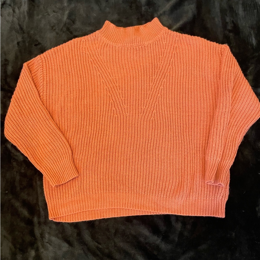 🍂Madison Gray Mock Neck Sweater